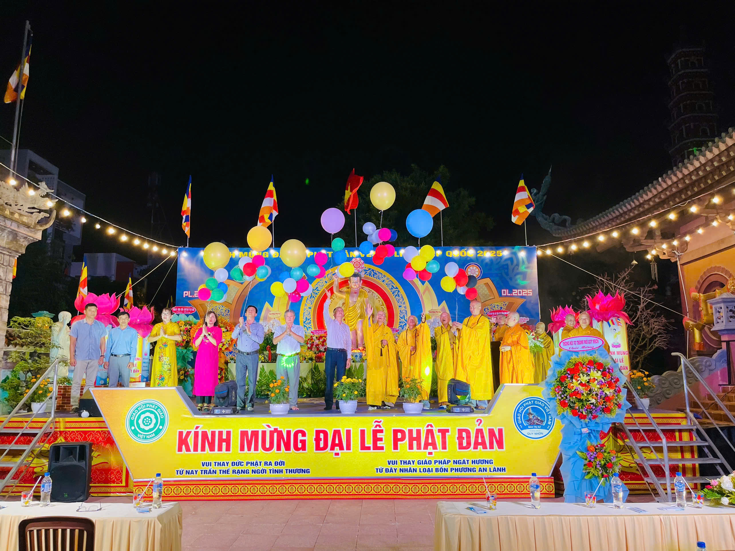 Phật giáo thành phố Quy Nhơn kính mừng Phật đản Phật lịch 2569